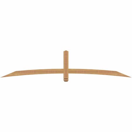 Ekena Millwork Bellingham Timber Gable Bracket, Western Red Cedar, 96"W x 20"H x 1 1/2"D x 3 1/2"F, 5/12 Pitch GBW096X20X0204BEL00SWR